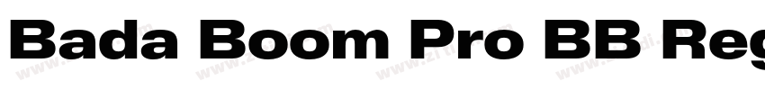 Bada Boom Pro BB Reg字体转换